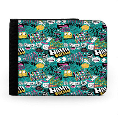 

Snoogg Men Multicolor Canvas Wallet(6 Card Slots), Multi