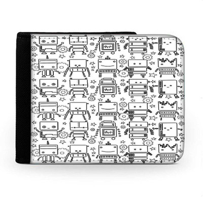 

Snoogg Men Multicolor Canvas Wallet(6 Card Slots), Multi