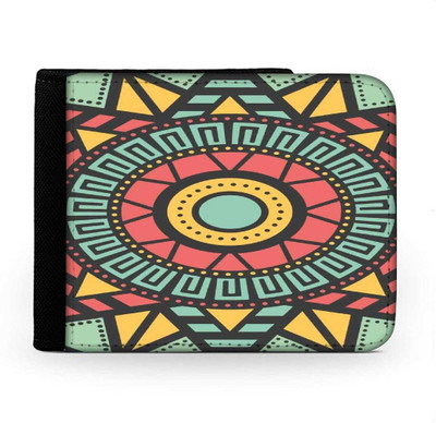 

Snoogg Men Multicolor Canvas Wallet(6 Card Slots), Multi