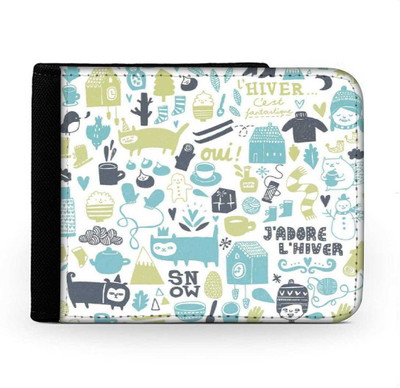 

Snoogg Men Multicolor Canvas Wallet(6 Card Slots), Multi