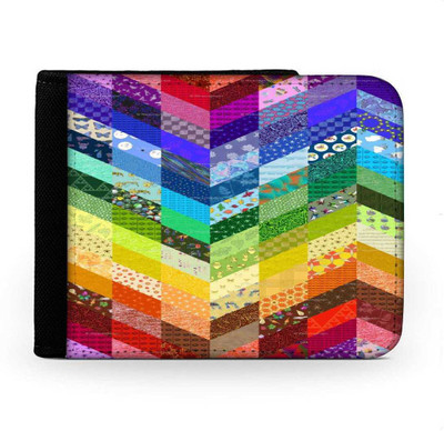 

Snoogg Men Multicolor Canvas Wallet(6 Card Slots), Multi