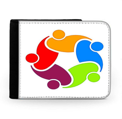 

Snoogg Men Multicolor Canvas Wallet(6 Card Slots), Multi