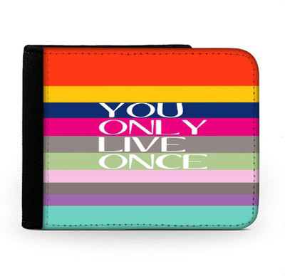 

Snoogg Men Multicolor Canvas Wallet(6 Card Slots), Multi