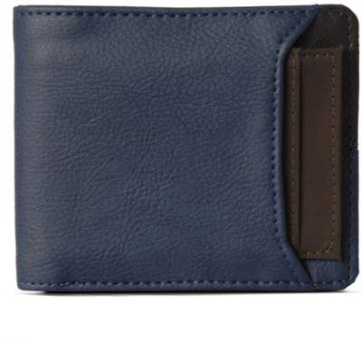 

Baggit Men Blue Artificial Leather Wallet(6 Card Slots)