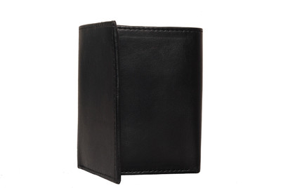 

BLACKBUG Men Black Genuine Leather Wallet(7 Card Slots)