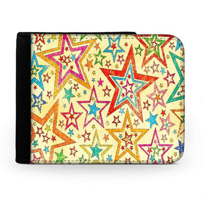 

Snoogg Men Multicolor Canvas Wallet(6 Card Slots), Multi
