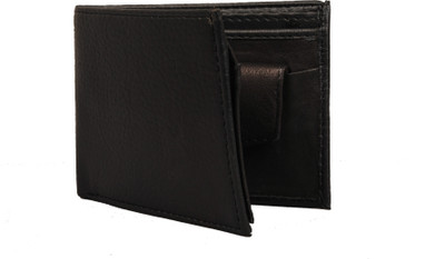 

BLACKBUG Men Black Genuine Leather Wallet(6 Card Slots)