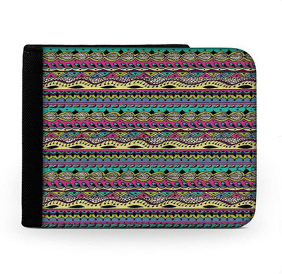

Snoogg Men Multicolor Canvas Wallet(6 Card Slots), Multi