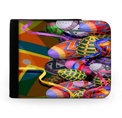 

Snoogg Men Multicolor Canvas Wallet(6 Card Slots), Multi