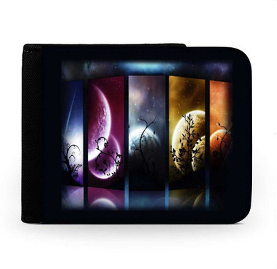 

Snoogg Men Multicolor Canvas Wallet(6 Card Slots), Multi