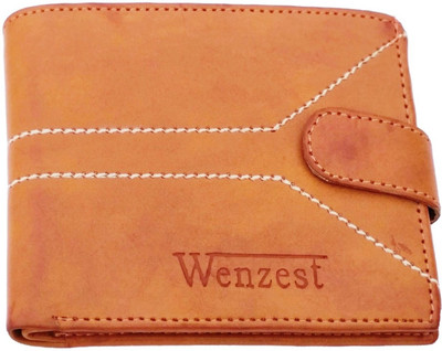 

Wenzest Boys Tan Genuine Leather Wallet(5 Card Slots)