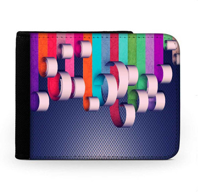 

Snoogg Men Multicolor Canvas Wallet(6 Card Slots), Multi