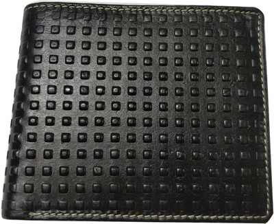 

ITALIAN Men Black Genuine Leather Wallet(7 Card Slots)