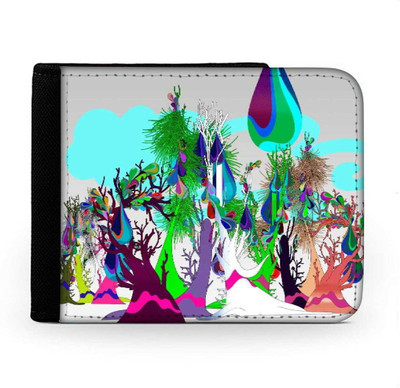 

Snoogg Men Multicolor Canvas Wallet(6 Card Slots), Multi