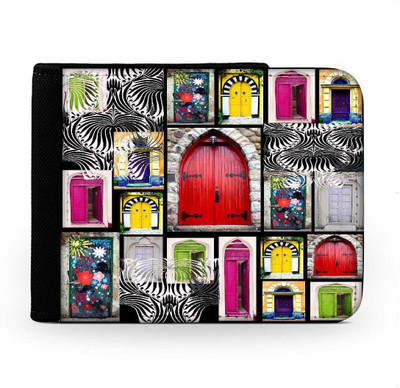 

Snoogg Men Multicolor Canvas Wallet(6 Card Slots), Multi