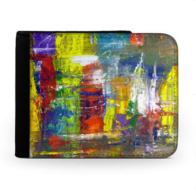 

Snoogg Men Multicolor Canvas Wallet(6 Card Slots), Multi