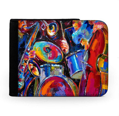 

Snoogg Men Multicolor Canvas Wallet(6 Card Slots), Multi