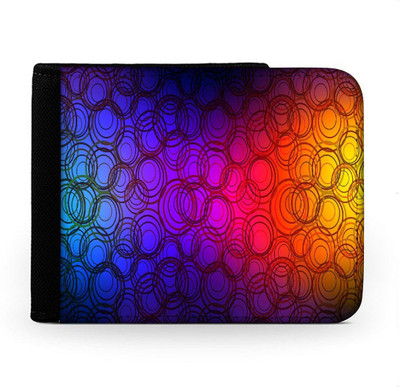 

Snoogg Men Multicolor Canvas Wallet(6 Card Slots), Multi