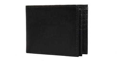 

BLACKBUG Men Black Genuine Leather Wallet(14 Card Slots)