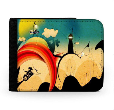 

Snoogg Men Multicolor Canvas Wallet(6 Card Slots), Multi