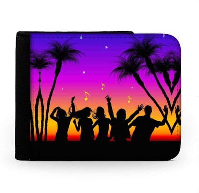 

Snoogg Men Multicolor Canvas Wallet(6 Card Slots), Multi