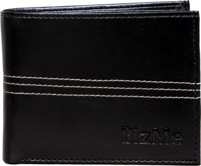

Dizme Men Black Artificial Leather Wallet(4 Card Slots)