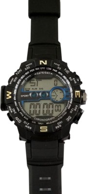 TopamTop R30 Black Compass Digital Alarm Watch  - For Men & Women   Watches  (TopamTop)