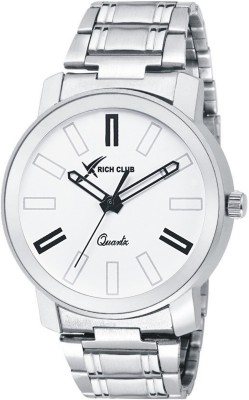 Rich Club RC-6548 Silver Steel Belt With Super White Dial Watch  - For Men   Watches  (Rich Club)