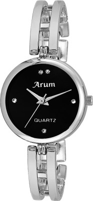 Arum ASWW-009 Stylish Black Dial Watch For Women Watch  - For Women   Watches  (Arum)