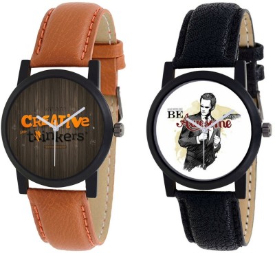 Orayan Branded Designer Printed S1-1&6 Combo of 2 Watch  - For Men   Watches  (Orayan)
