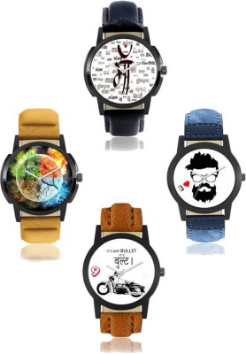 Ismart Leather a 1 ,a 2 ,a 6 - a 7 (pack -4) combo watches for men Watch  - For Men   Watches  (Ismart)