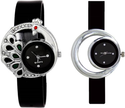 PMAX PEACOCK BLACK AND DIAL BLACK STYLISH FOR GIRLS Watch  - For Women   Watches  (PMAX)