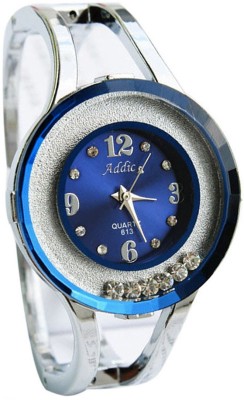 Addic Rolling Diamonds Blue Dial Watch  - For Women   Watches  (Addic)