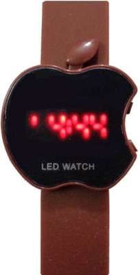 View Nx Plus 126 Sport Apple Shape Brown Color Digital Kid Watch  - For Boys & Girls Wrist Watches Price Online(Nx Plus)