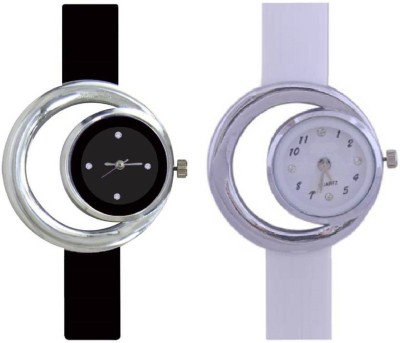 PMAX BLACK AND WHITE DIAL FANCY COLLATION FOR GIRLS Watch  - For Women   Watches  (PMAX)