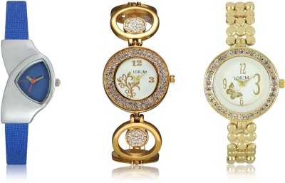 CelAura 0203-0204-0208-COMBO Multicolor Dial analogue Watches for Women (Pack Of 3) Watch  - For Women   Watches  (CelAura)