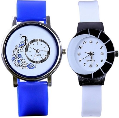 pmax GLORY BLUE AND WHITE FANCY COLLATION 47 FOR Watch  - For Girls   Watches  (PMAX)