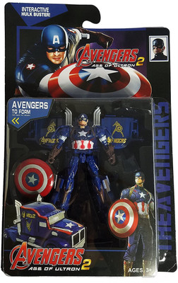 

Skywalk Avengers Captain America Design Transformer Car Toy Action Figure,Avengers Transformation Deformation Car Truck Action Figure-Captain America(Multicolor)