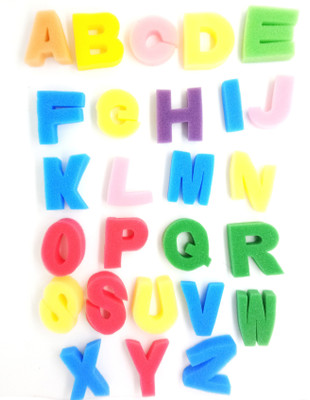 

Aadya Crafts Sponge A to Z Alphabet