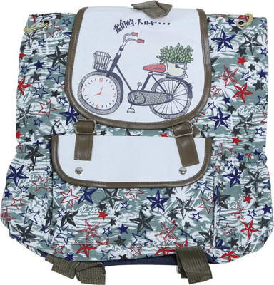 Desence Girl's College 5 L Backpack(Multicolor)