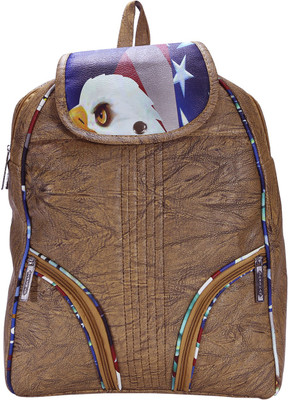 

Desence Girl's College 5 L Backpack(Brown)