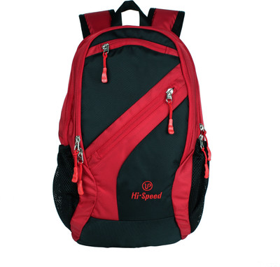 

Hi-Speed Hi Speed 26 L Stylish WaterProof Backpack HS17CH29 BlackRed 26 L Backpack(Multicolor)