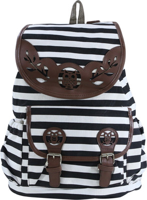 

DESENCE Girl / Women's Brown 011 5 L Backpack(White, Black)