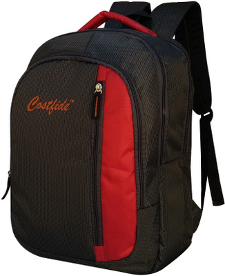 

Costfide Trendsetter Laptop 25 L Backpack(Red, Black), Grey
