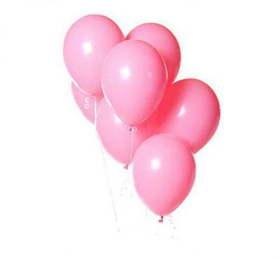 

AMFIN Solid AN -Pink metallic balloons Balloon(Pink, Pack of 50)