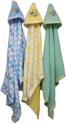 

SpringLoom Cotton, Terry 200 GSM Bath Towel Set(Pack of 3, Multicolor)