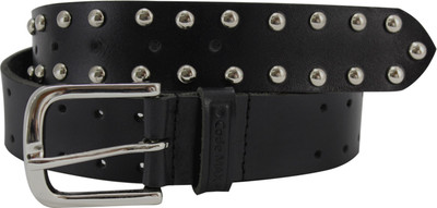 

Code Max Men Formal Black Genuine Leather Belt
