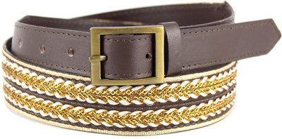 

Code Max Men Formal Multicolor Genuine Leather Belt, Multi coloured