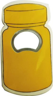 

PERFECT MAGNETS Bottleop01 Yellow Magnetic Bottle Opener Bottle Opener(Pack of 1)