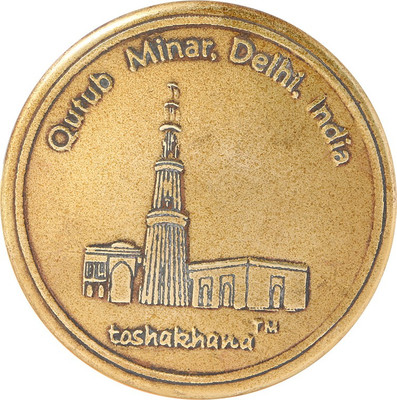 

toshakhana BOTTLE OPENER B 171204 Brass G Qutab Minar Delhi India Fridge Magnet cum Bottle Opener(Pack of 1)
